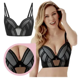 gossard-shadow-mesh-19201-biustonosz-polgorset-czarno-szary-stanik-85b