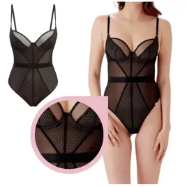 body-gossard-sheer-stripe-czarne-80c