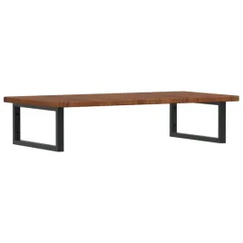 polka-scienna-pod-umywalke-stal-i-lite-drewno-debowe