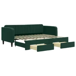 sofa-rozkladana-z-szufladami-ciemnozielona-223-x-100-x-75-cm
