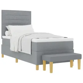 stelaz-lozka-z-materacem-piankowym-jasnoszary-203-x-103-x-128-cm