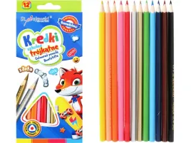 bambino-kredki-olowkowe-trojkatne-12-kolorow-zlota-srebrna-do-piornika