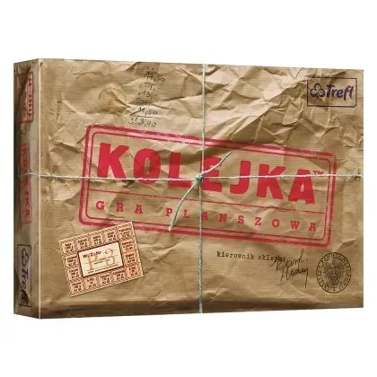 Kolejka. Gra planszowa, towarzyska. Trefl. 01228.