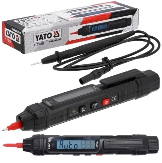 YATO MIERNIK CYFROWY SMART AUTOMATYCZNY LCD 4000 MULTIMETR RĘCZNY YT-730822