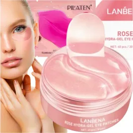 lanbena-nawilzajace-zelowe-platki-pod-oczy-rozane-pilaten-lip-kit-na-usta