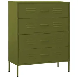 szafka-z-szufladami-stalowa-oliwkowa-zielona-80x35x1015-cm