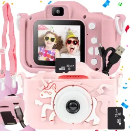 aparat-cyfrowy-dla-dzieci-dziecka-fotograficzny-rozowy-unicorn-karta-32gb
