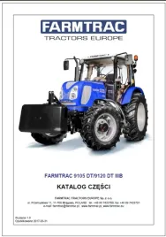 Zdjęcie produktu Katalog części zamiennych do ciągnika Farmtrac 9120 DT 9130 DT IIIB