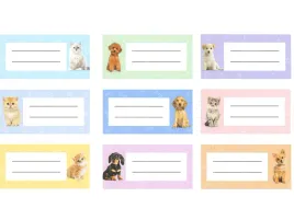 interdruk-naklejki-na-zeszyt-ksiazki-9-sztuk-puppy-sign-40-x75-mm-kot-pies