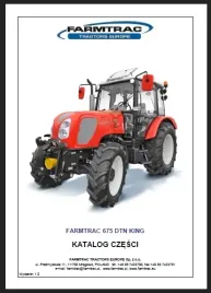 Zdjęcie produktu Katalog części zamiennych do ciągnika Farmtrac 675 DT IIIB