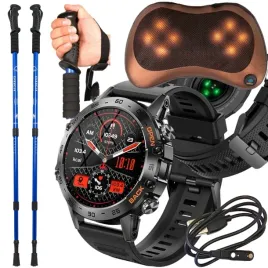 smartwatch-sportowy-kije-trekkingowe-nordic-walking-zestaw-masazer-shiatsu