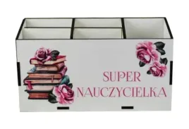 dla-nauczycielki-organizer-przybornik-na-biurko-nadruk-super-nauczycielka