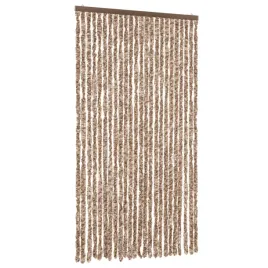 zaslona-przeciw-owadom-100-x-230-cm-bezowo-brazowa-szenilowa