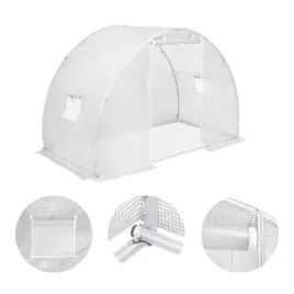 biala-szklarnia-300x150x200-cm-z-siatki-pe-2-okna-38x38-cm-drzwi-100x185