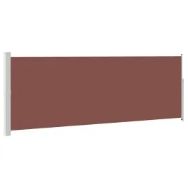 markiza-boczna-ogrodowa-500-x-160-cm-szarozielona-i-brazowa