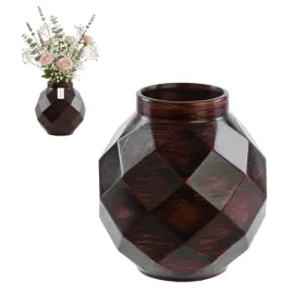wazon-ceramiczny-geometryczny-3d-brazowy-o11-h-22-cm-intensywny-kolor