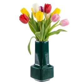 wazon-ceramiczny-h20cm-butelkowa-zielen-polysk-nowoczesny-flakon-na-kwiaty