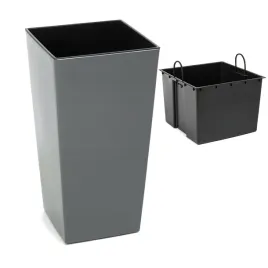 doniczka-wysoka-z-wkladem-polysk-szary-h-260-mm