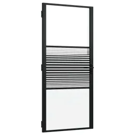 drzwi-szklane-paski-czarny-93-x-35-x-2015-cm-aluminium