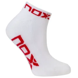 skarpety-damskie-nox-padel-bialo-czerwone-rojo