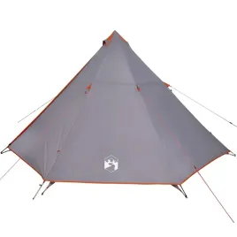 namiot-rodzinny-tipi-8-osobowy-400x400x200-szaro-pomaranczowy