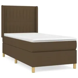lozko-kontynentalne-z-materacem-203-x-103-x-118-128-cm-ciemny-braz