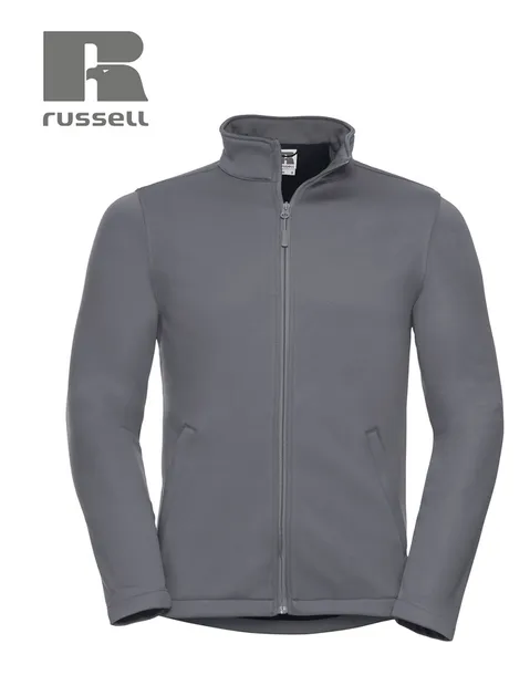 RUSSELL Kurtka męska SMART Softshell 2 Warstwy Szara rozm: L