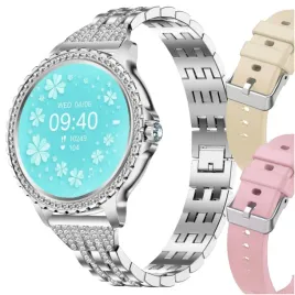 smartwatch-damski-srebrny-rozmowy-elegancki-zegarek-menu-pl