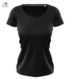 t-shirt-koszulka-damska-elastic-fit-jakosc-stedman-9700-czarna-rozmiar-s