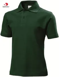 dziecieca-koszulka-polo-bawelna-wysoka-jakosc-stedman-3200-zielona-128-cm