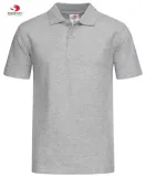 stedman-polo-junior-grey-heather-xl