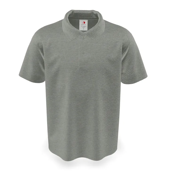 stedman-polo-junior-grey-heather-xl