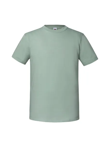 Fruit of the Loom Koszulka T-shirt męski Bawełna PREMIUM ICONIC MIĘTOWY XL