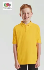 fruit-of-the-loom-63417-koszulka-dziecieca-polo-zolta-152