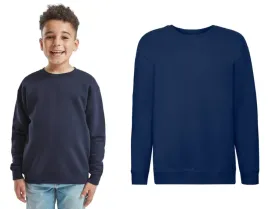 bluza-dziecieca-klasyczna-ciepla-premium-fruit-of-the-loom-620310-granatowa
