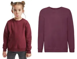 bluza-dziecieca-klasyczna-ciepla-premium-fruit-of-the-loom-620310-bordowa-1