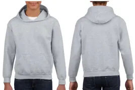 bluza-dziecieca-dresowa-kangurka-kaptur-kieszen-gildan-18500-szara-128