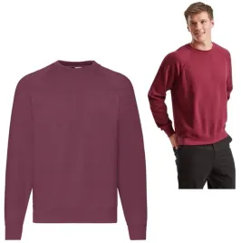 bluza-meska-srednio-gruba-fruit-of-the-loom-raglan-classic-62216-bordowa-s