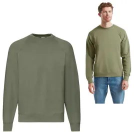 bluza-meska-srednio-gruba-fruit-of-the-loom-raglan-62216-zielen-wojskowa-l