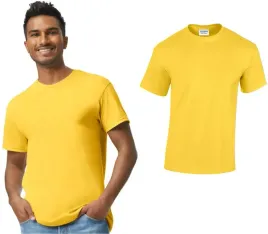 t-shirt-koszulka-meska-bawelna-heavy-gildan-5000-zolta-4xl