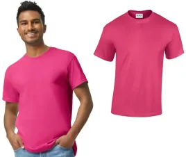 t-shirt-koszulka-meska-bawelna-heavy-gildan-5000-roz-heliconia-3xl