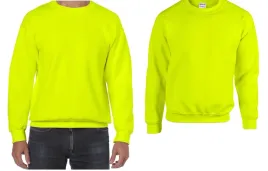bluza-dresowa-sportowa-uniwersalna-heavy-gildan-18000-safety-green-3xl