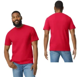 koszulka-meska-t-shirt-gildan-softstyle-gi6500-czerwona-4xl