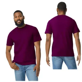 koszulka-meska-t-shirt-gildan-softstyle-gi6500-zielona-bordowy-maroon-m