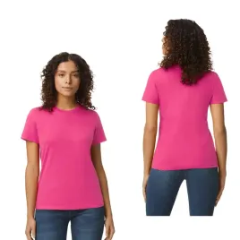 koszulka-damska-t-shirt-gildan-softstyle-gil6500-roz-heliconia-m