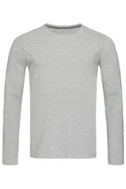 koszulka-meska-dlugi-rekaw-elastic-bawelna-jakosc-stedman-szara-xl