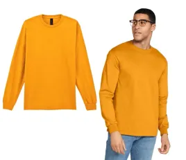 koszulka-bluzka-t-shirt-dlugi-rekaw-longsleeve-gildan-2400-gold-xl