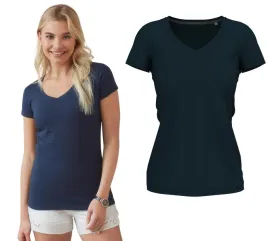 t-shirt-koszulka-damska-slim-elastic-dekol-v-jakosc-stedman-9710-granat-l