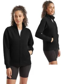 bluza-damska-rozpinana-premium-lady-fit-fruit-of-the-loom-62116-czarna-xs
