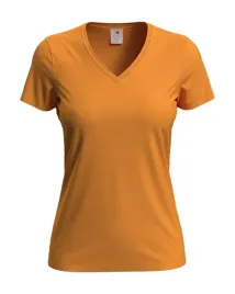 koszulka-damska-t-shirt-damski-stedman-v-neck-st2700-orange-xl